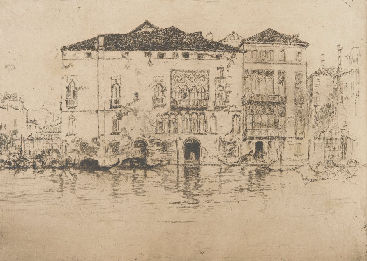 Palassene, 1879-1880. av James Abbott McNeill Whistler