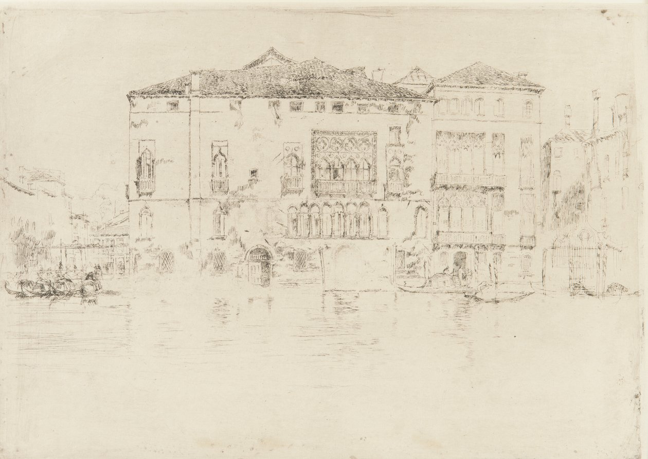 Palassene, 1879-1880. av James Abbott McNeill Whistler
