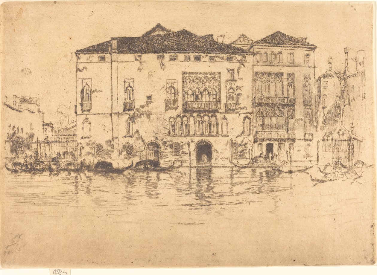 Palassene, 1880. av James Abbott McNeill Whistler