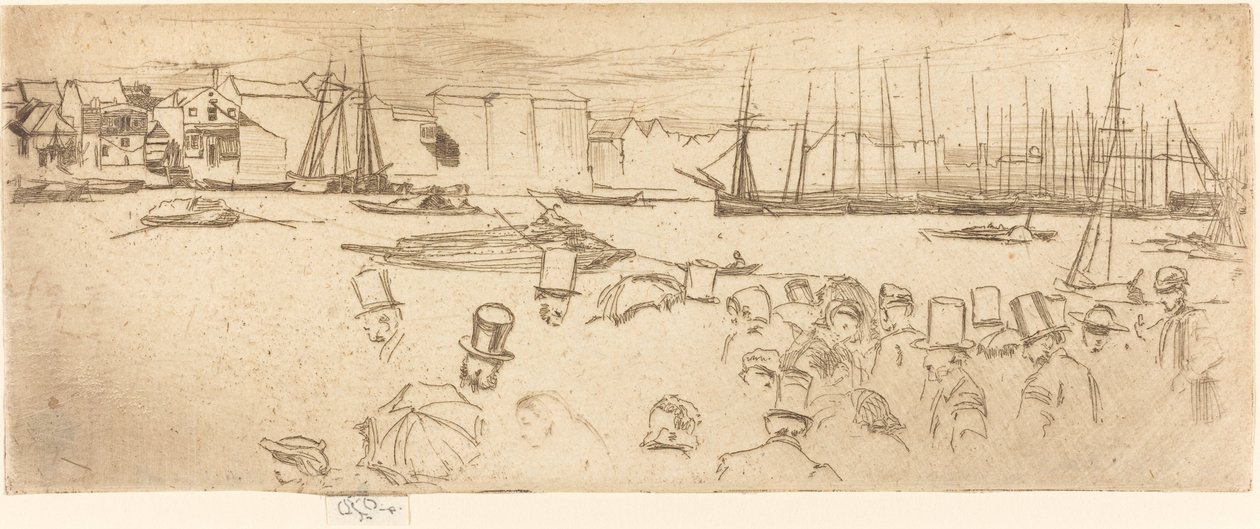 Penny Boat, 1859. av James Abbott McNeill Whistler