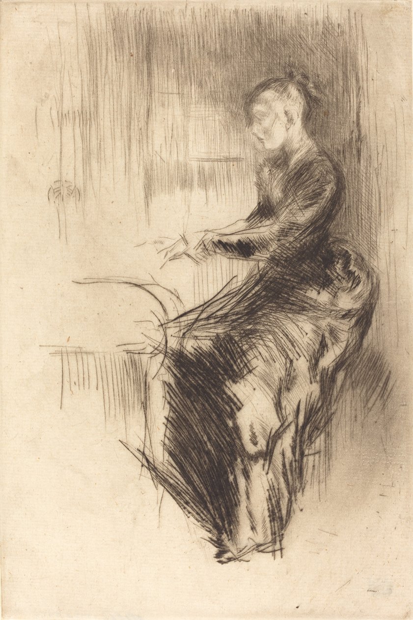 Pianoet, 1875. av James Abbott McNeill Whistler