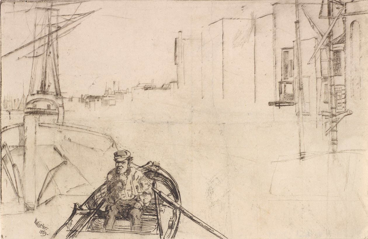 Bassenget, 1859. av James Abbott McNeill Whistler