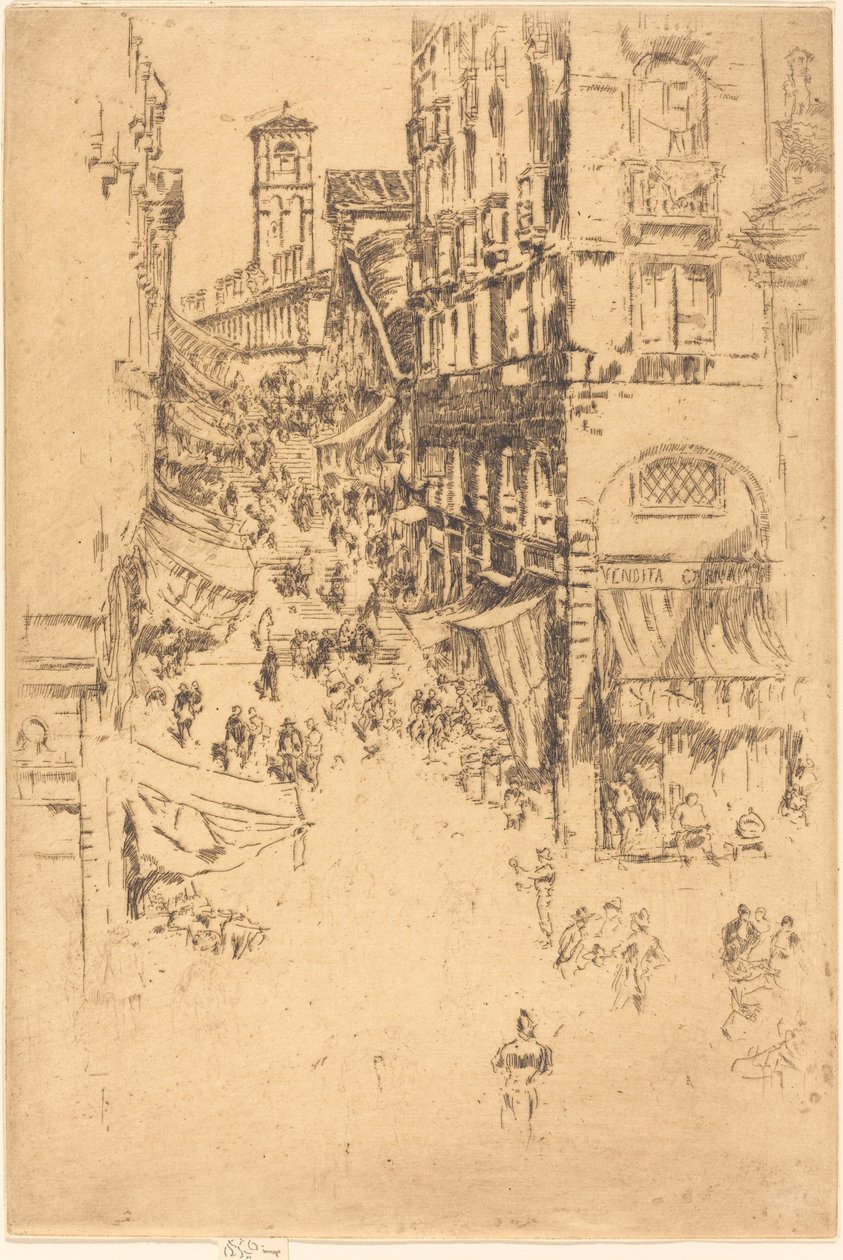 Rialto, 1880. av James Abbott McNeill Whistler
