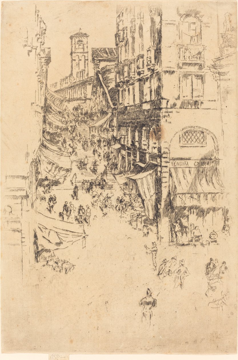 Rialto, 1880. av James Abbott McNeill Whistler
