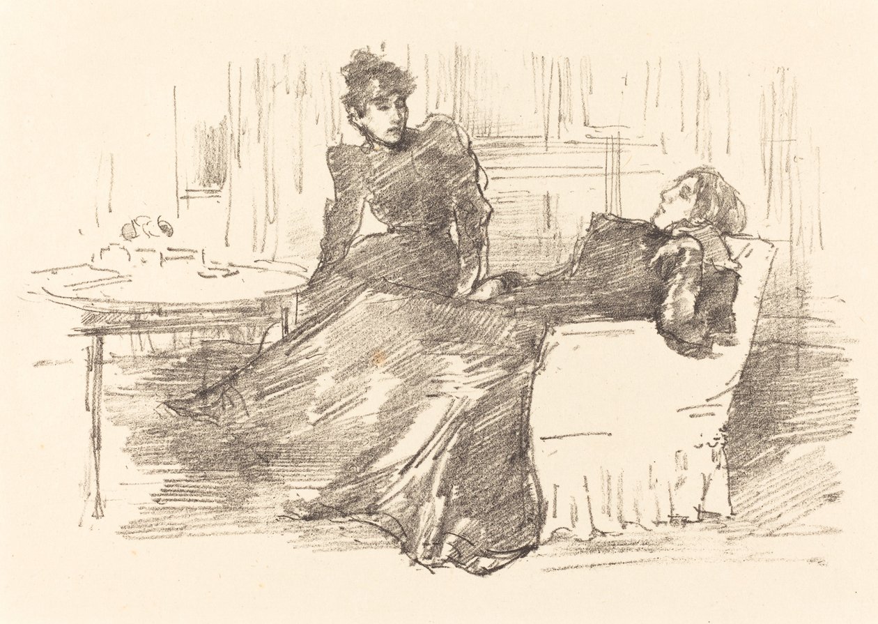 The Sisters, 18941895. av James Abbott McNeill Whistler