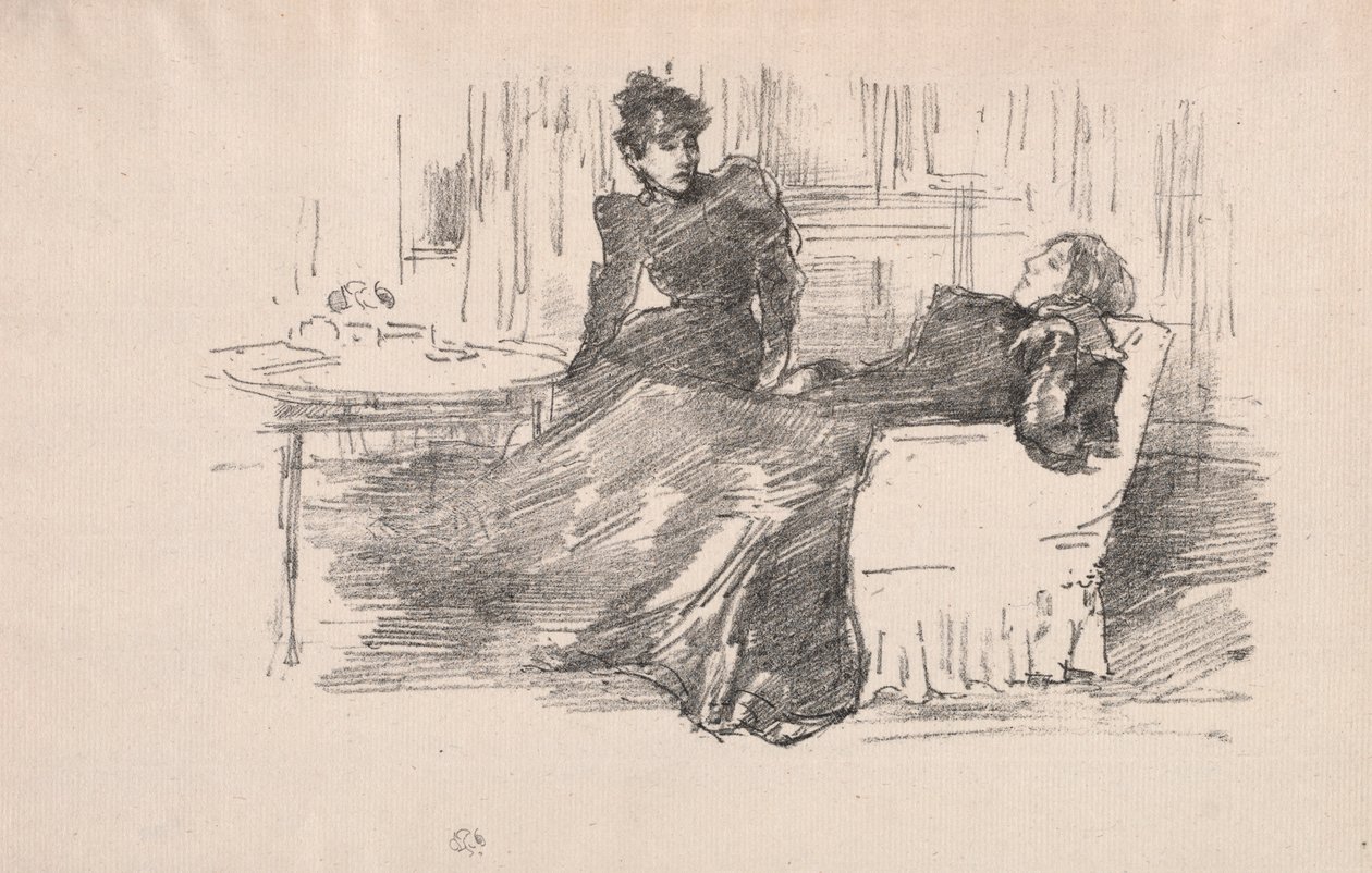 Søstrene, 1894. av James Abbott McNeill Whistler