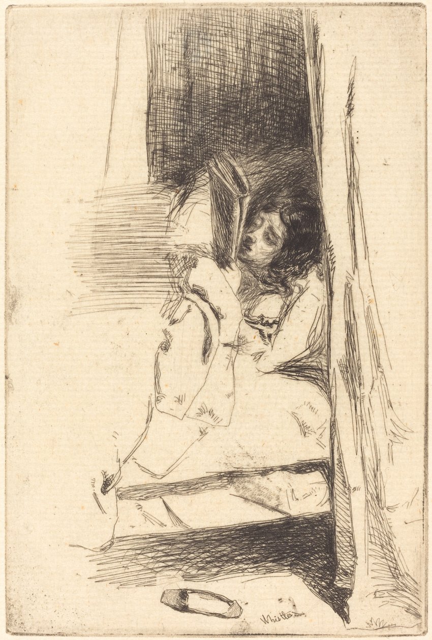 Tøffelen, 1858. av James Abbott McNeill Whistler