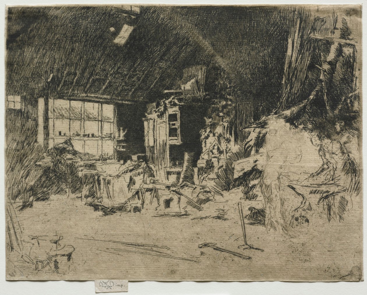 The Smithy. av James Abbott McNeill Whistler