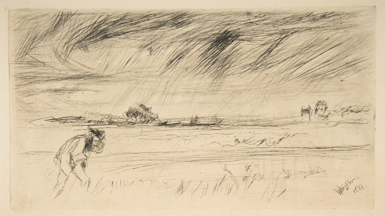 Stormen, 1861. av James Abbott McNeill Whistler