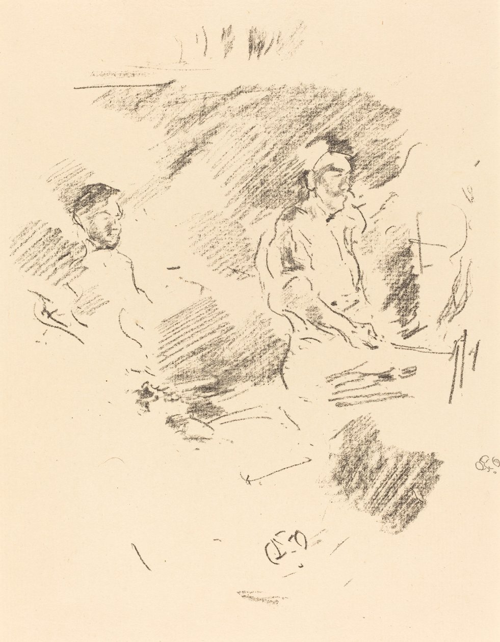 Den sterke armen, 1895. av James Abbott McNeill Whistler