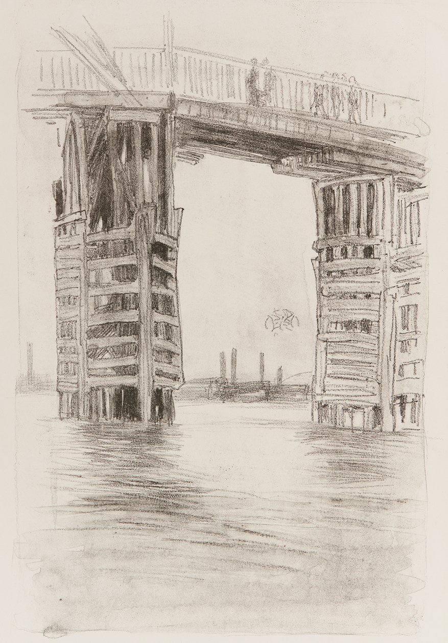 Den høye broen, 1878. av James Abbott McNeill Whistler