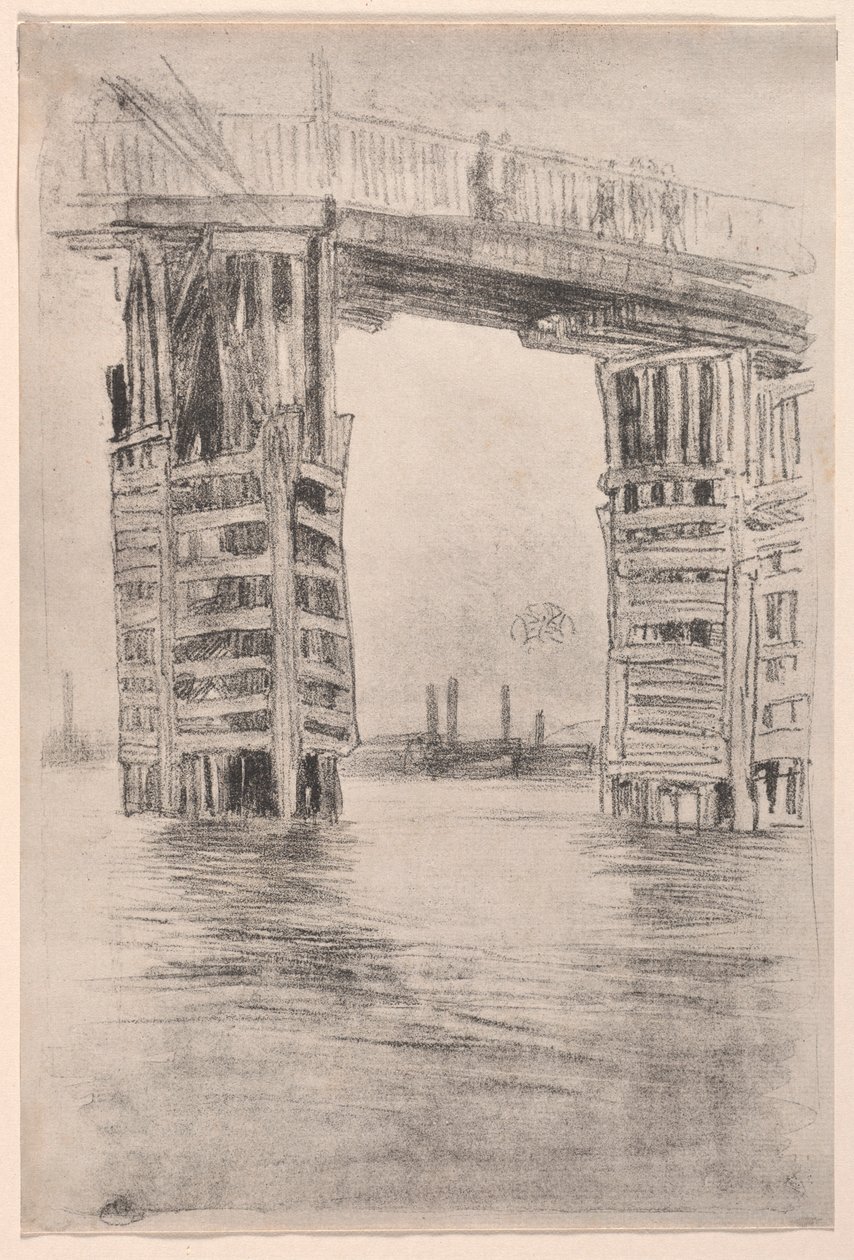 Den høye broen, 1878. av James Abbott McNeill Whistler