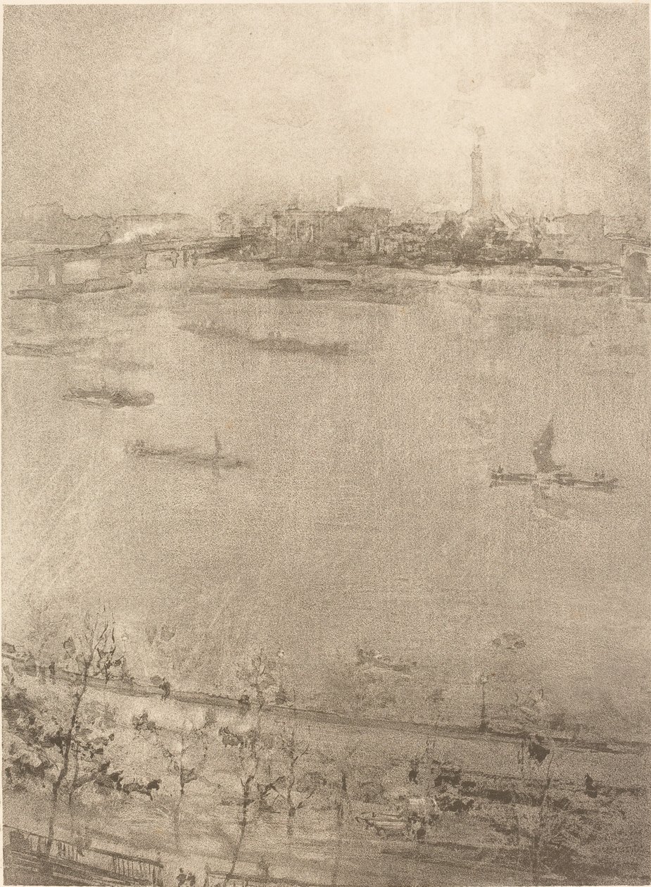 Themsen, 1896. av James Abbott McNeill Whistler