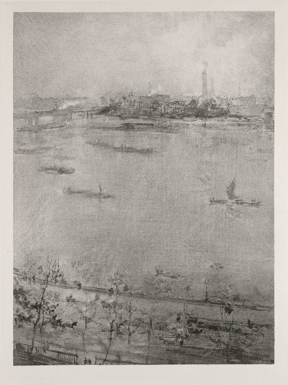 Themsen, 1896 av James Abbott McNeill Whistler
