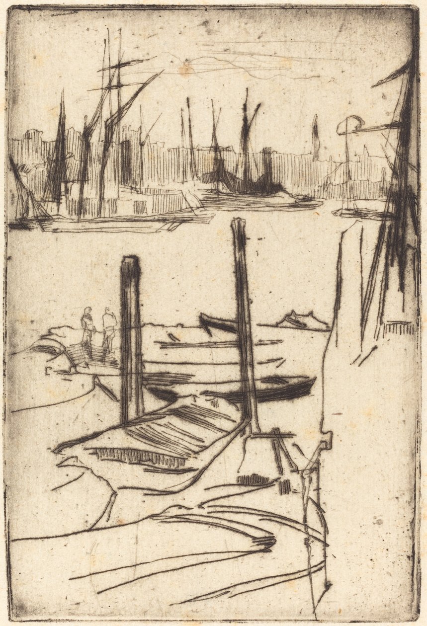 The Tiny Pool, 18761878. av James Abbott McNeill Whistler