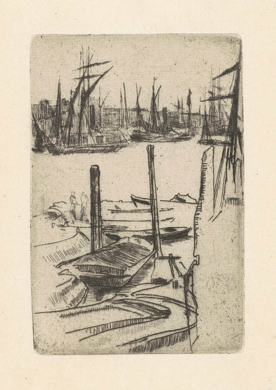 The Tiny Pool, 18761878. av James Abbott McNeill Whistler