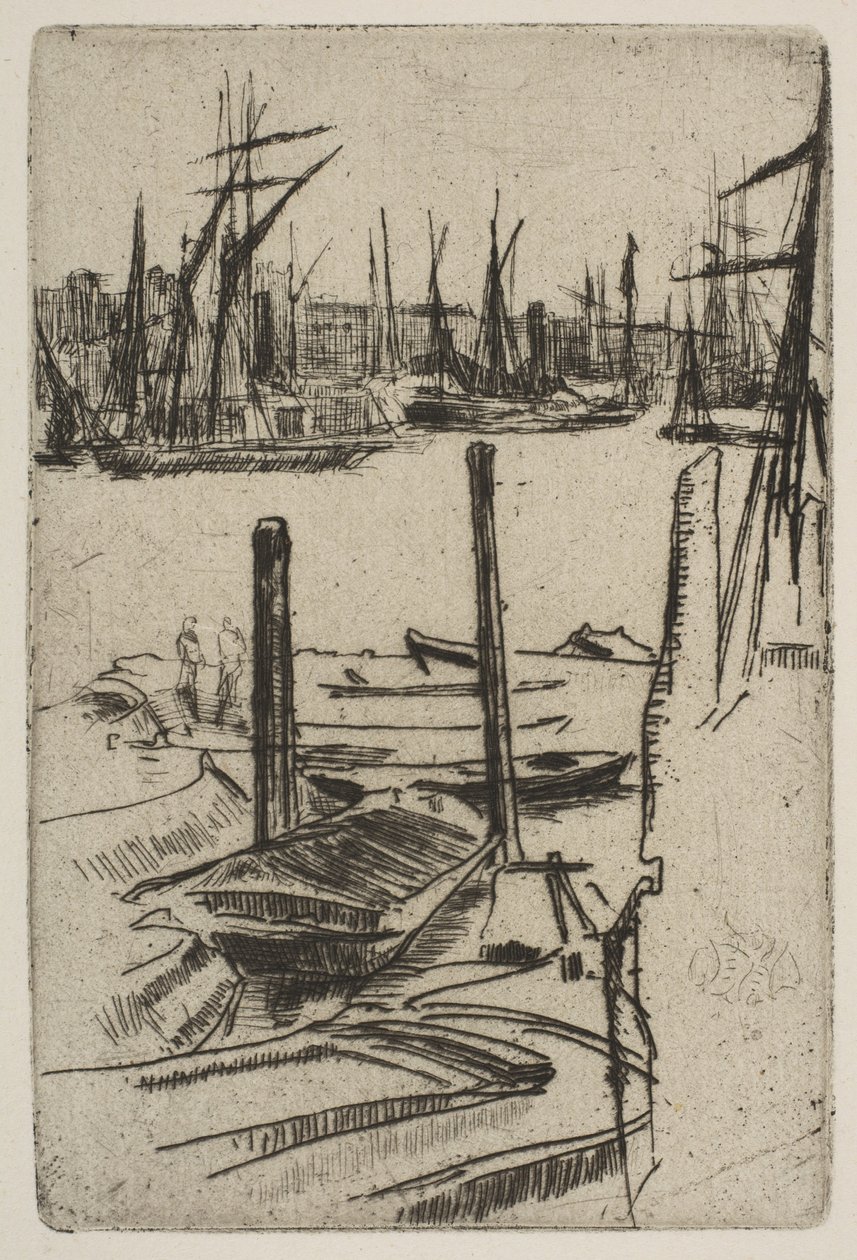 The Tiny Pool, [1879]. av James Abbott McNeill Whistler