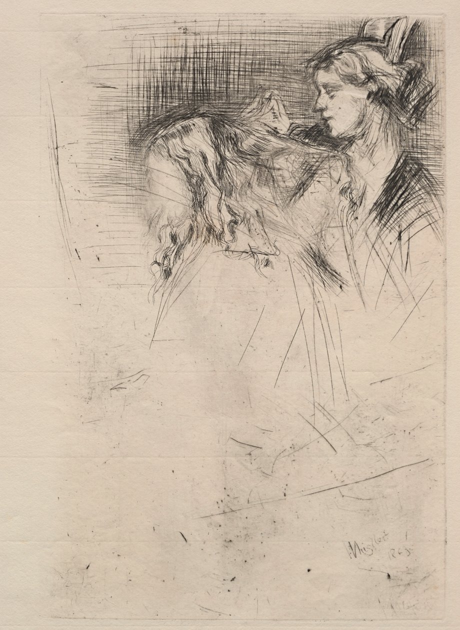 Toalettet, 1863. av James Abbott McNeill Whistler