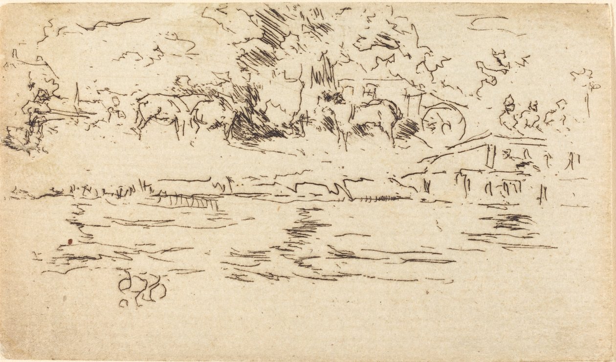Slepeveien. av James Abbott McNeill Whistler