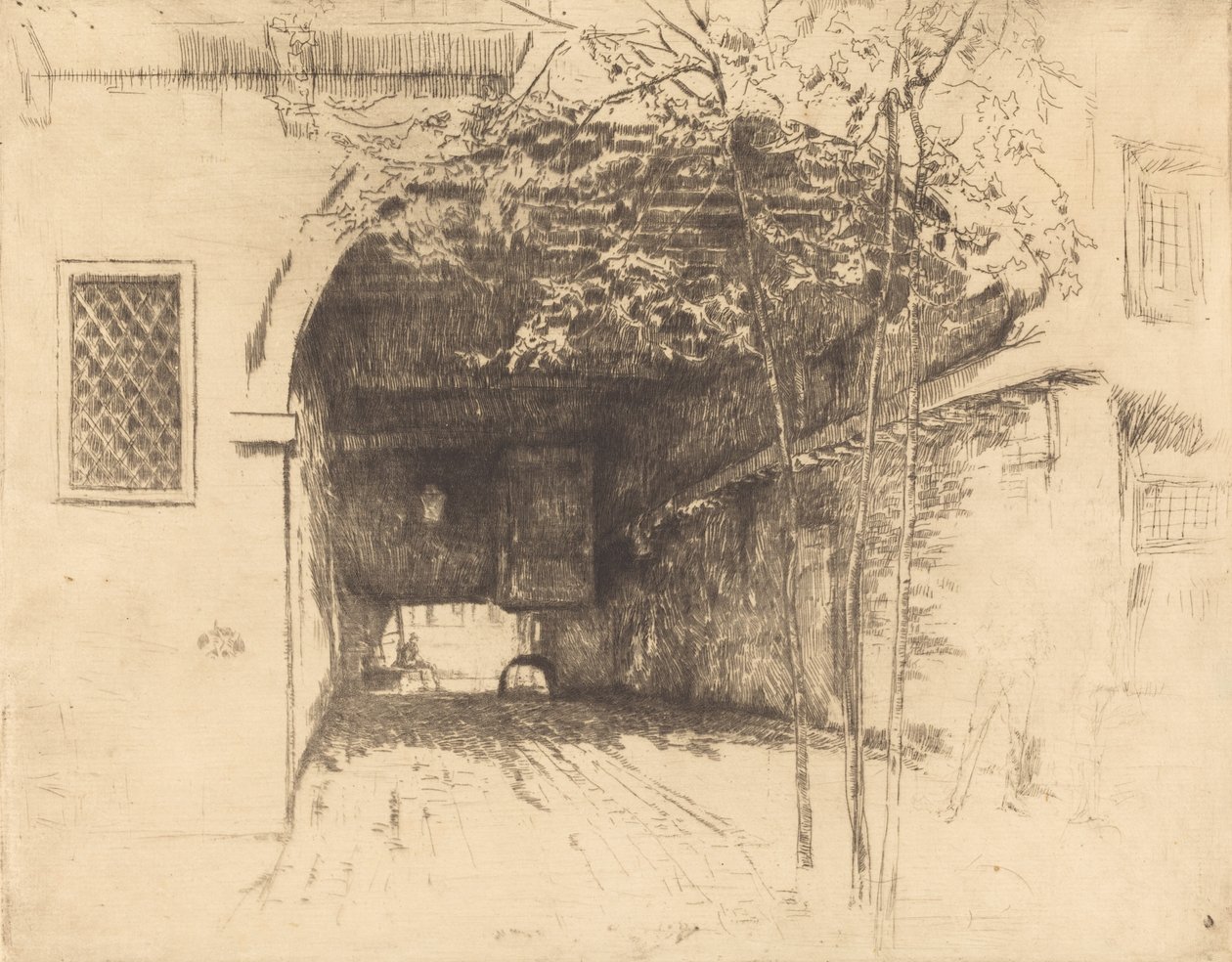 The Ferry, No.I, 18791880. av James Abbott McNeill Whistler