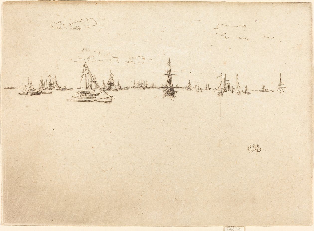 Turret-skipet, 1887. av James Abbott McNeill Whistler