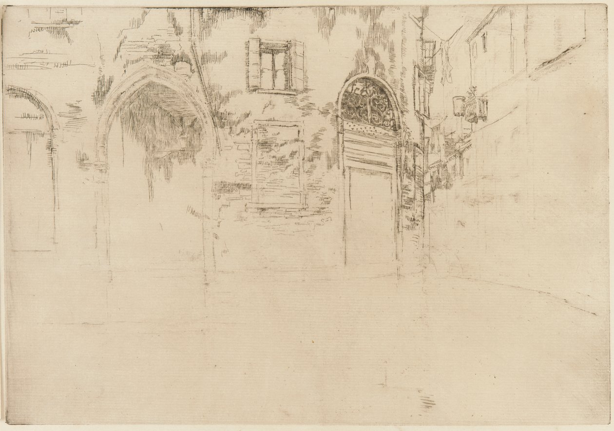De to døråpningene, 1879-1880. av James Abbott McNeill Whistler