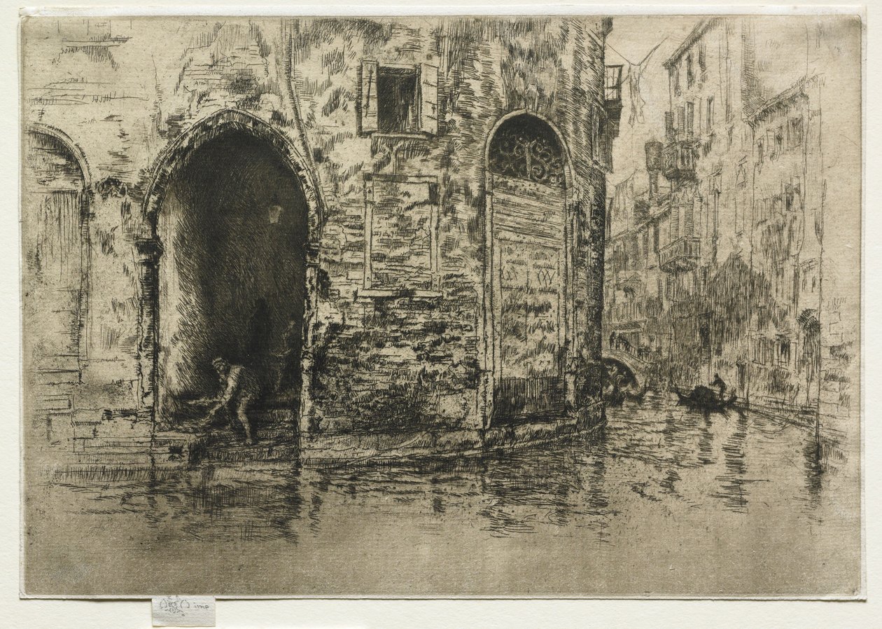 To døråpninger, 1880. av James Abbott McNeill Whistler