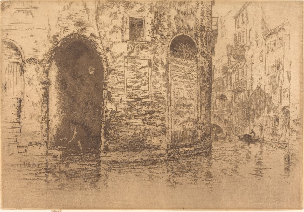 To døråpninger, ca. 18791880. av James Abbott McNeill Whistler