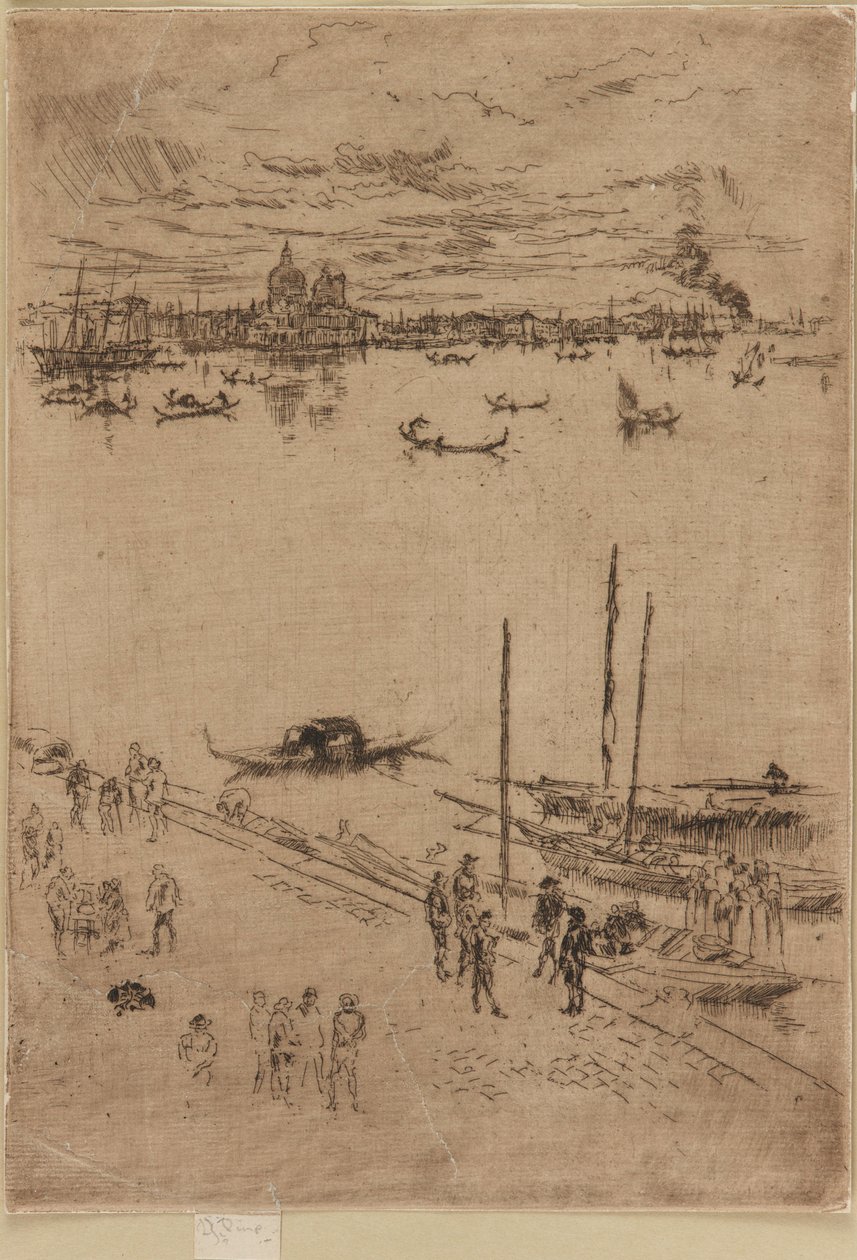 Oppreist Venezia, 1879-1880. av James Abbott McNeill Whistler
