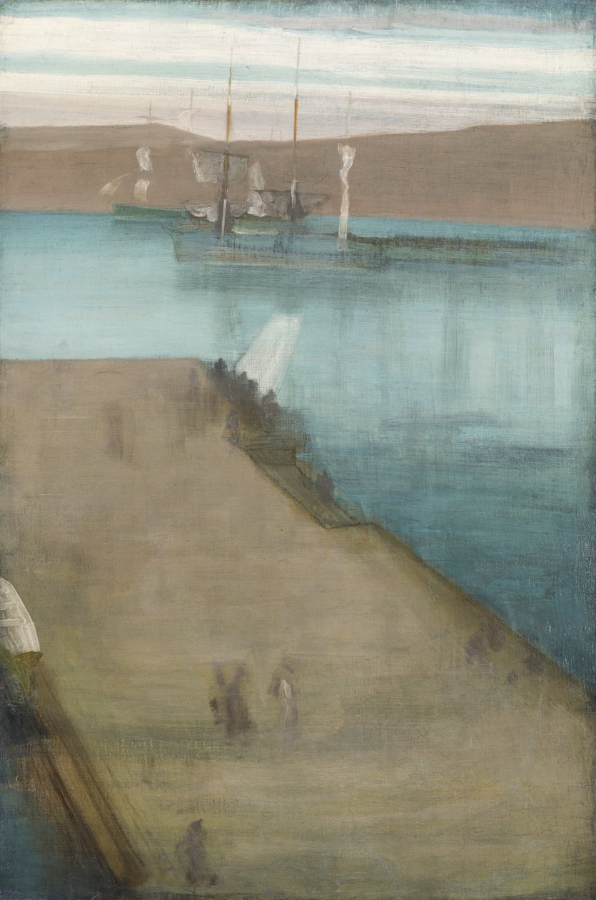 Valparaiso havn, 1866. av James Abbott McNeill Whistler