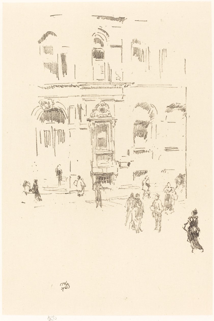 Victoria Club, 18791887. av James Abbott McNeill Whistler