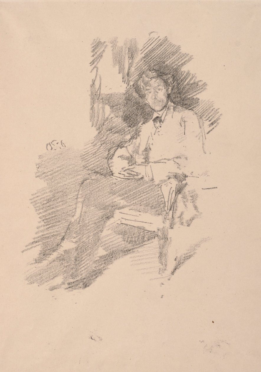 Walter Sickert, 1895. av James Abbott McNeill Whistler