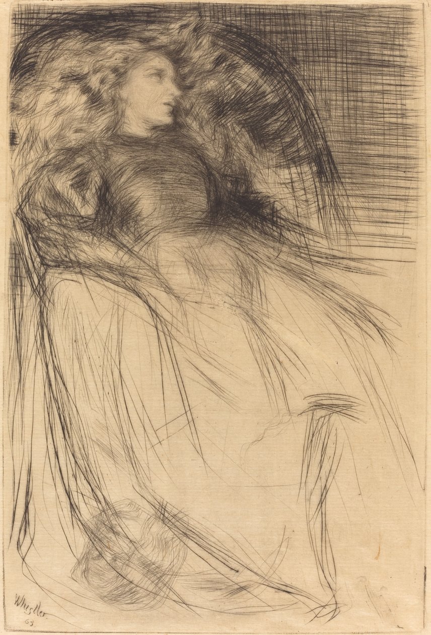 Trøtt, 1863. av James Abbott McNeill Whistler