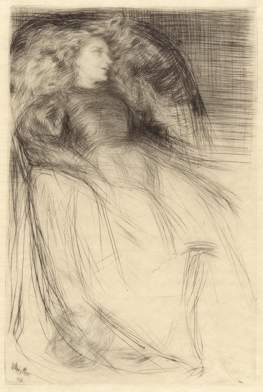 Trøtt, 1863. av James Abbott McNeill Whistler