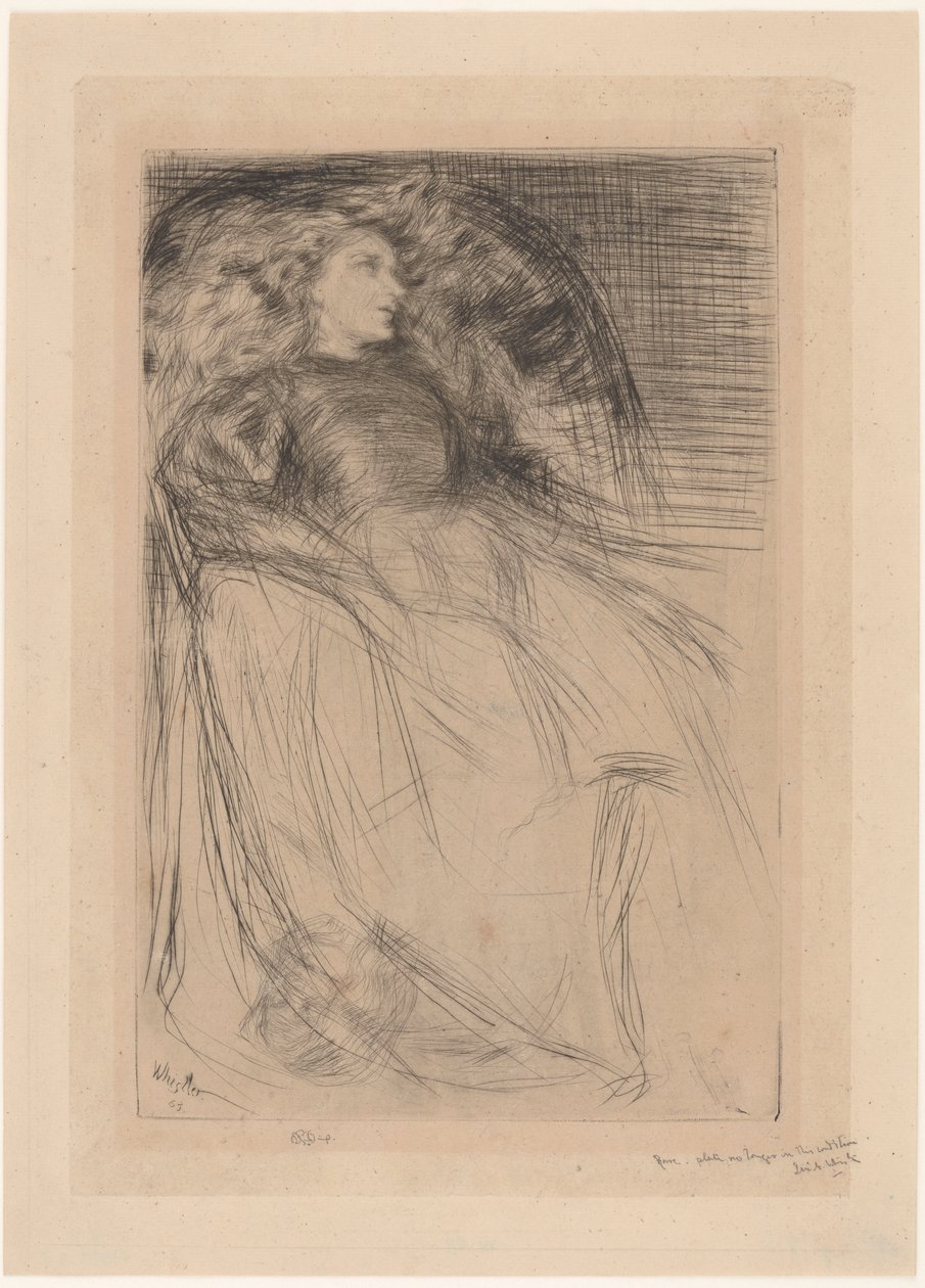 Trøtt, 1863. av James Abbott McNeill Whistler