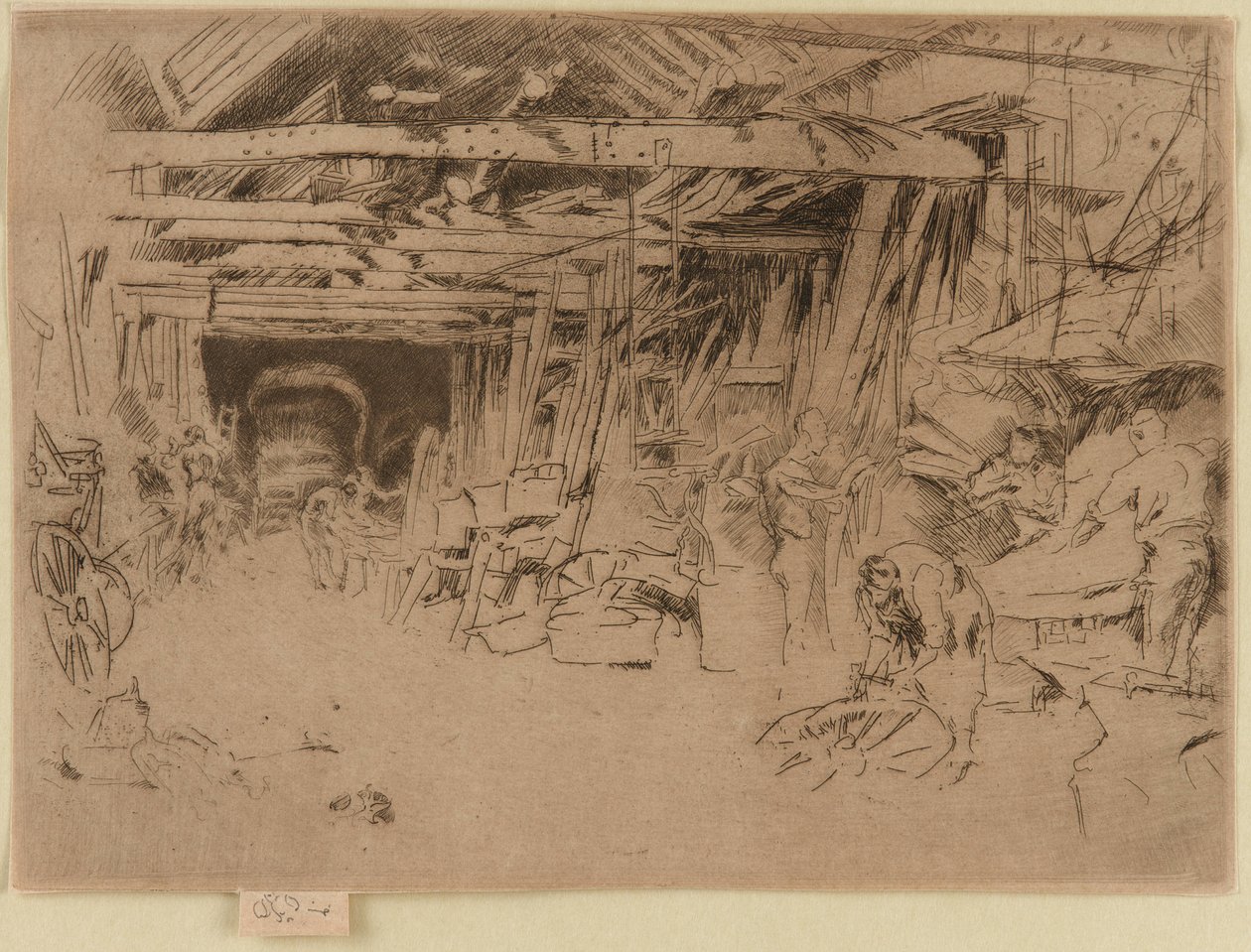 Wheelwright, 1879-1880. av James Abbott McNeill Whistler