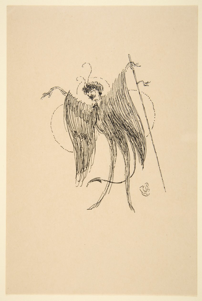 Whistler som sommerfugl, 1800- og 1900-tallet. av James Abbott McNeill Whistler