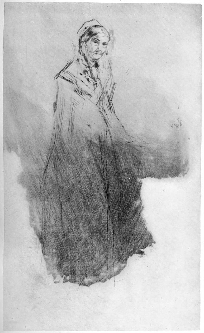 Whistlers Mother, 1800-tallet 1904. av James Abbott McNeill Whistler