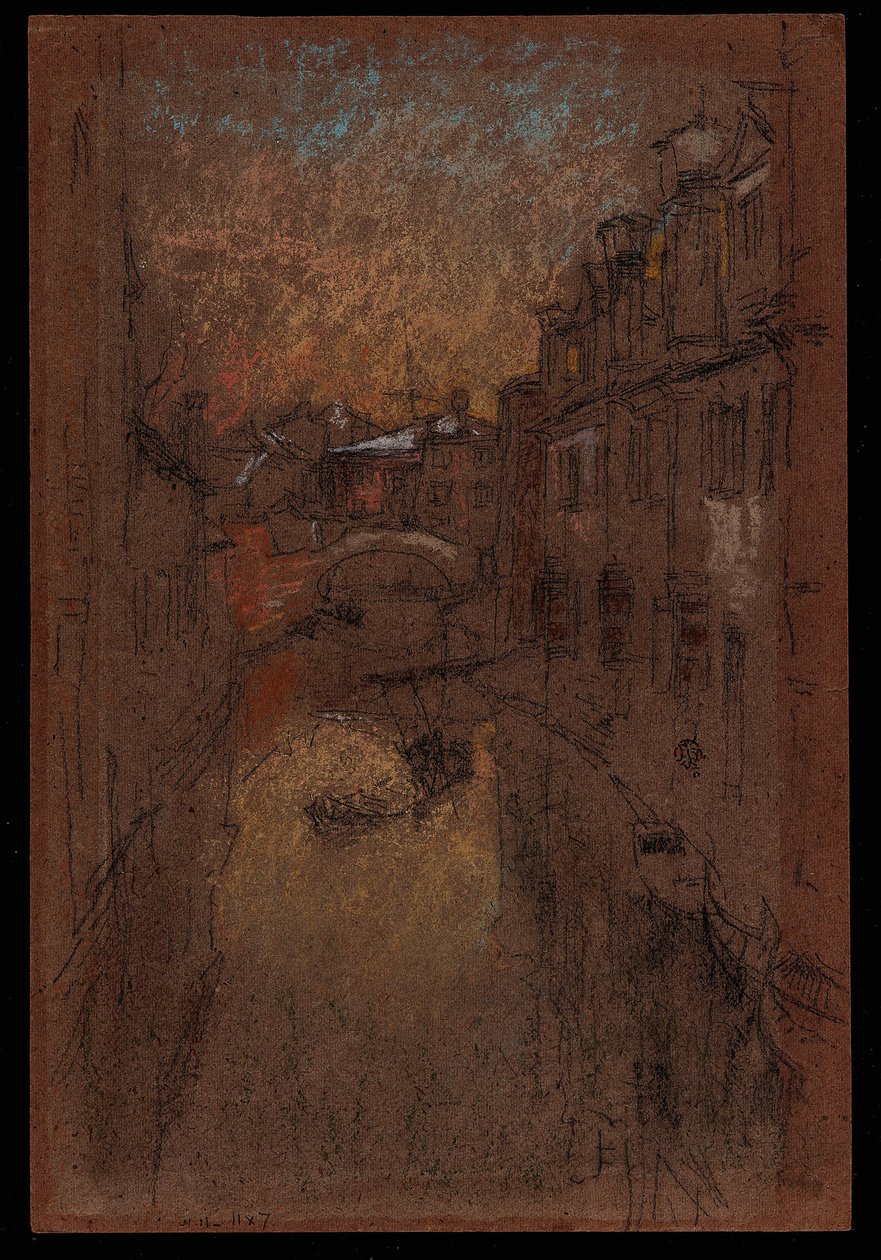 Vinteraften, 1879-1880. av James Abbott McNeill Whistler