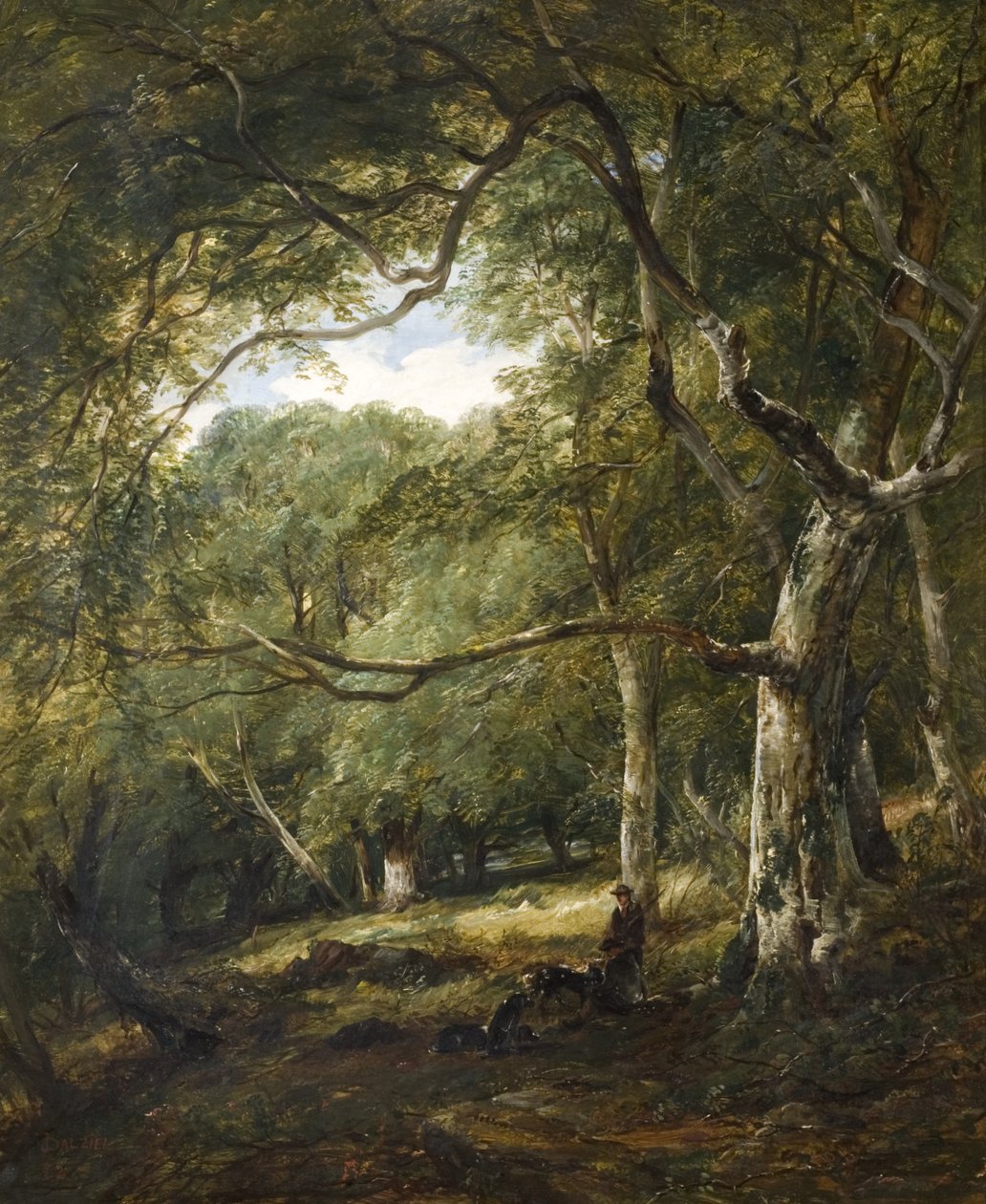 Figurer i Woodland av James B. Dalziel