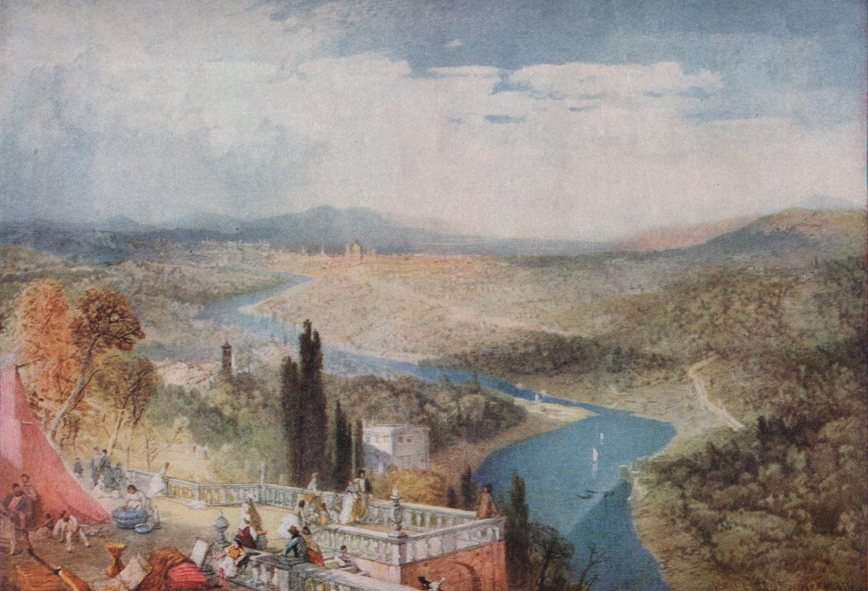 Firenze, 1839, 1918 av James Baker Pyne