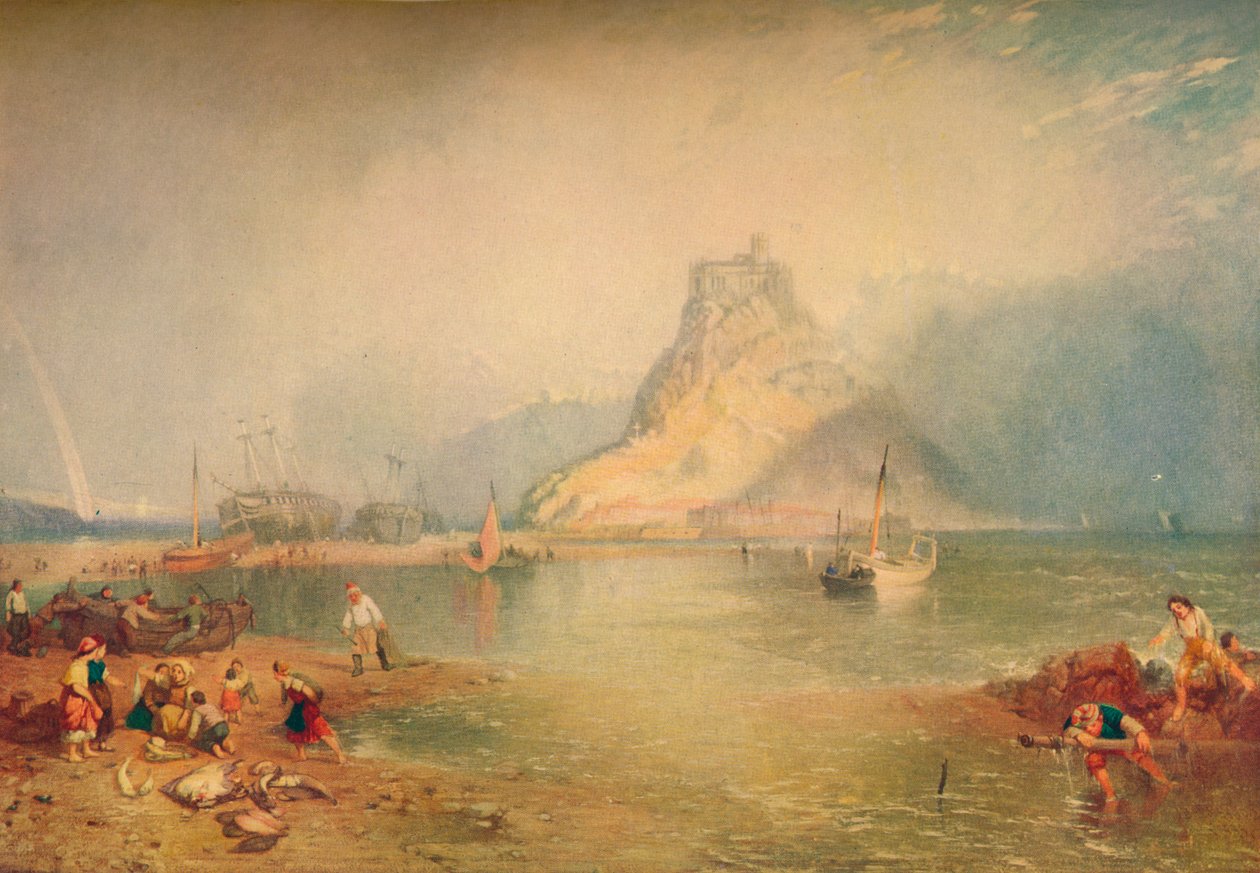 St. Michaels Mount, ca 1830-tallet, 1920. av James Baker Pyne