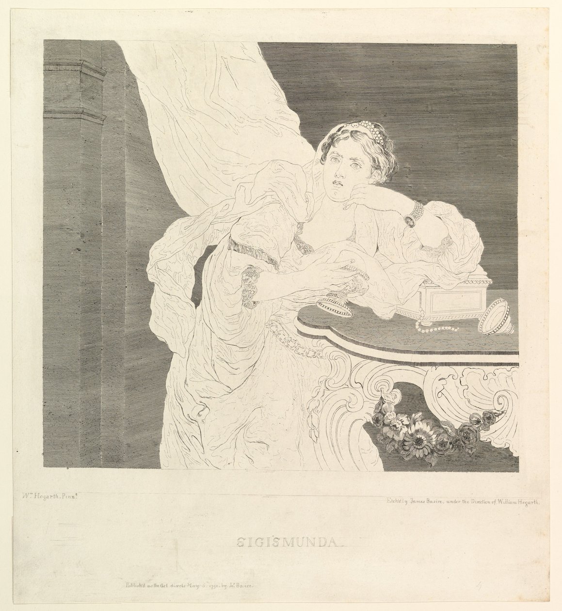 Sigismunda, 5. mai 1790. av James Basire I