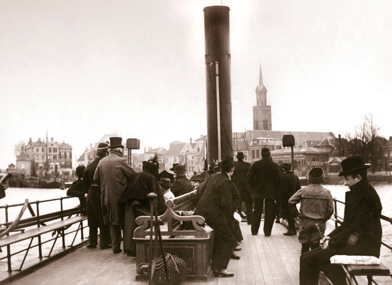 Fergepassasjerer, Laandam, 1898. av James Batkin