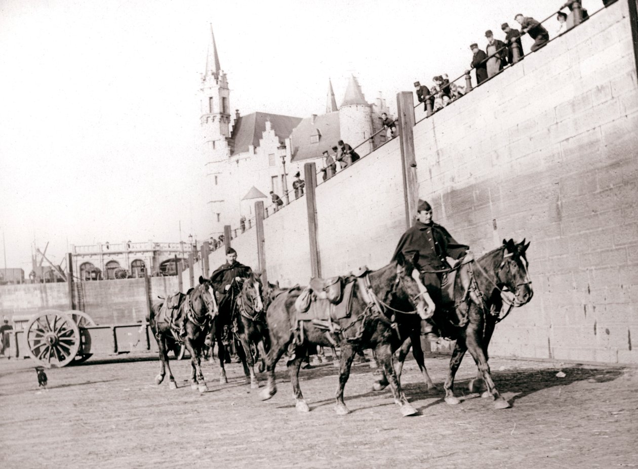 Ryttere, Antwerpen, 1898. av James Batkin