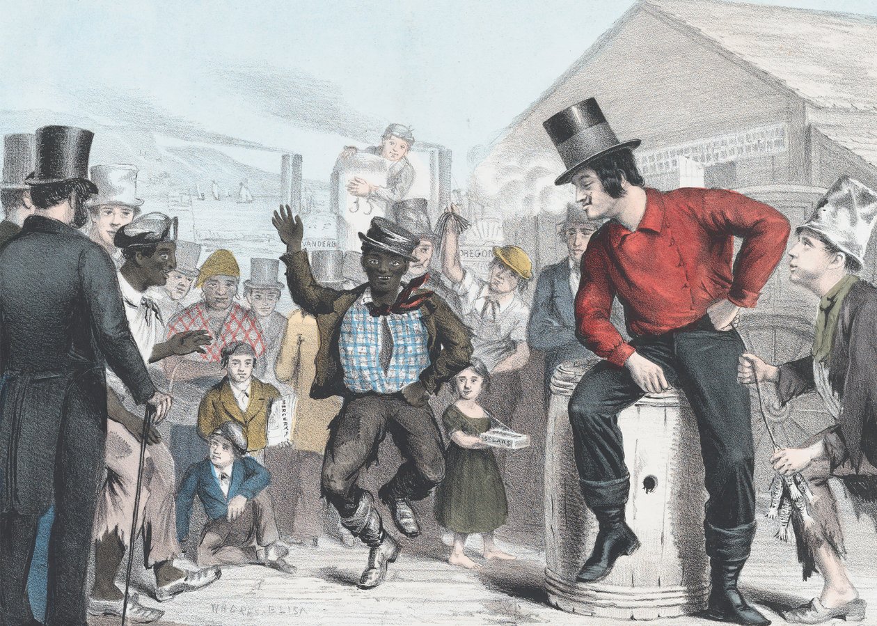 Dans for ål, 1848. av James Brown