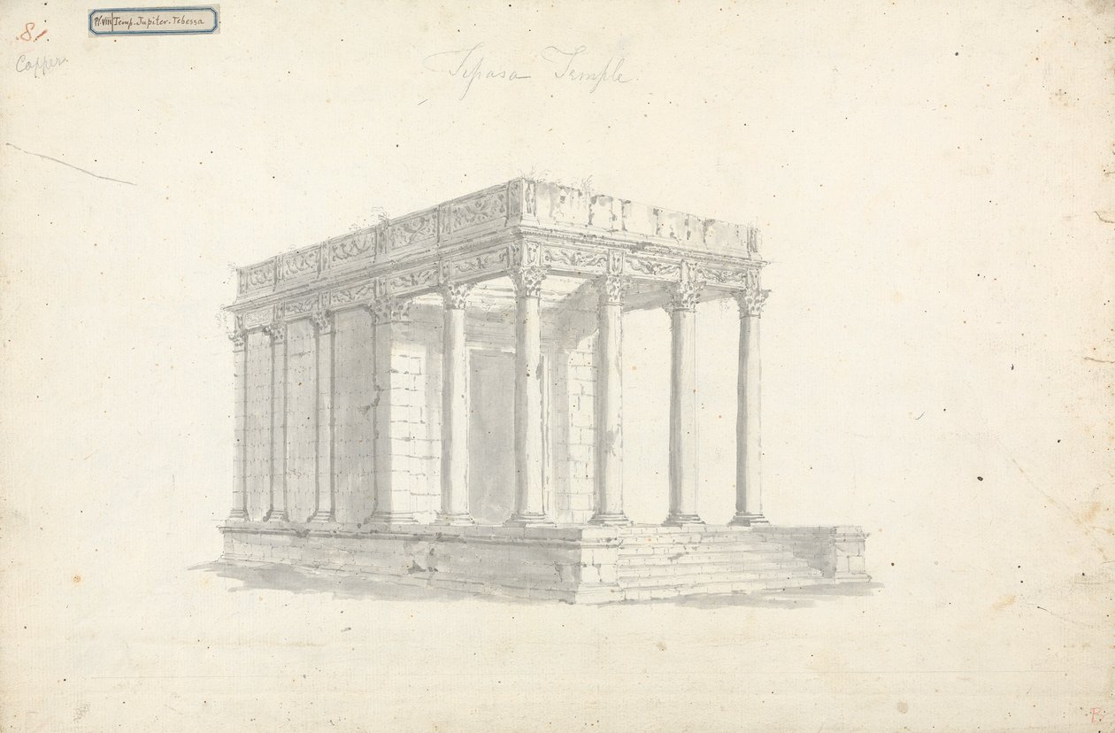 Pl. VIII Jupiters tempel i Theben av James Bruce