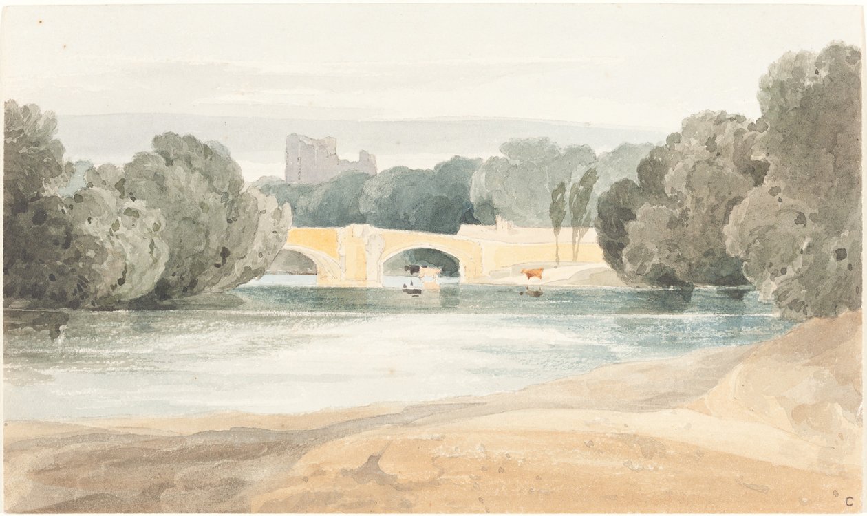 Bro ved Knaresborough, ca. 18021804. av James Bulwer