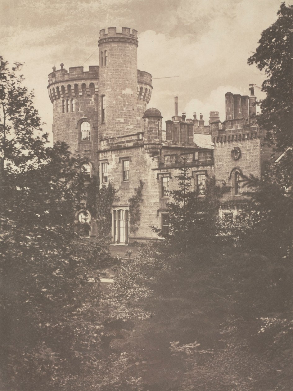 Utsikt over Tullichewan Castle, Glasgow. av James Campbell of Strachathro