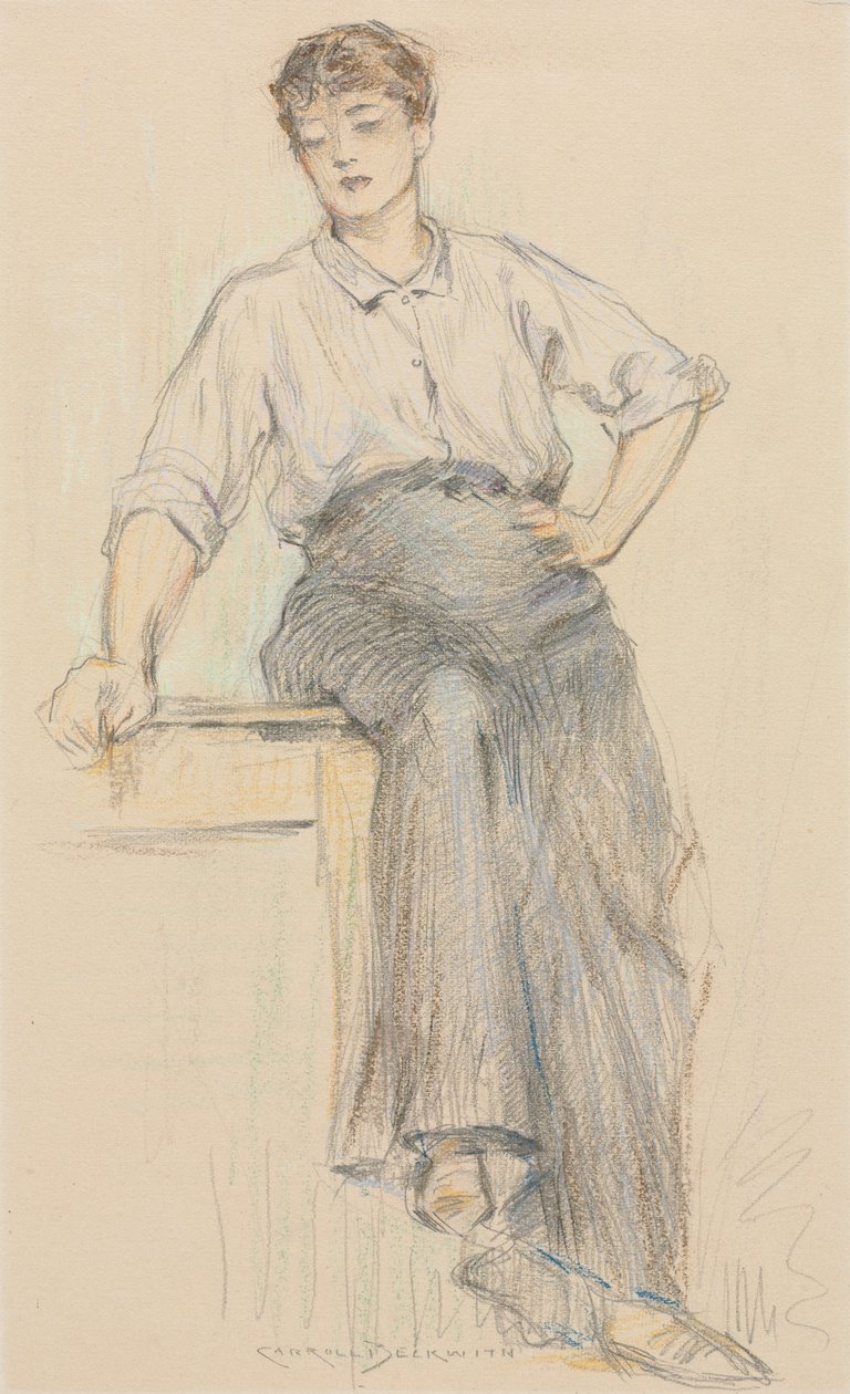 Toileren. av James Carroll Beckwith